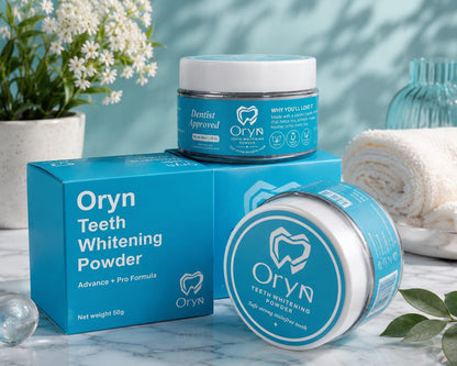 ORYN Teeth Whitening Powder (Pack of 2)
